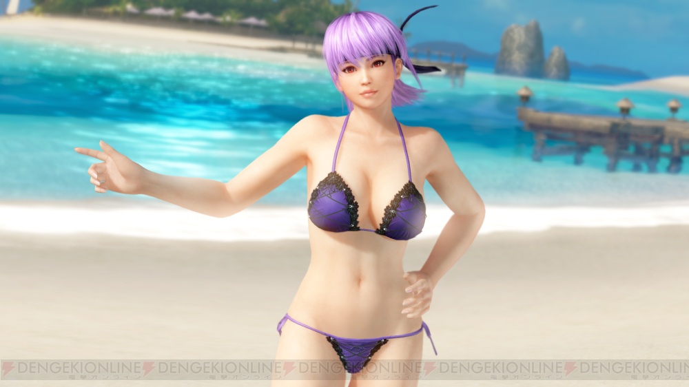 3着水着 水着の着くずれ＆日焼けまで再現。『DOA Xtreme 3』あやね、こころ、女
