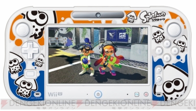 スプラトゥーン』仕様のWii Uゲームパッド用カバーが登場。イカ