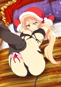 『閃乱カグラ』のサンタは赤より肌色が多め。スマホ版でクリスマスイベント＆人気投票開催