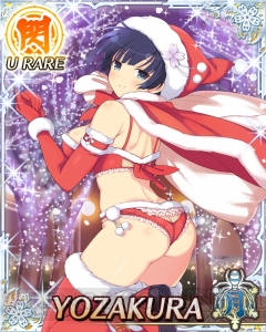 『閃乱カグラ』のサンタは赤より肌色が多め。スマホ版でクリスマスイベント＆人気投票開催