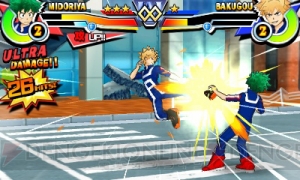 3DS『僕のヒーローアカデミア』緑谷出久と爆豪勝己のヒーローアクションを見られるPVが公開