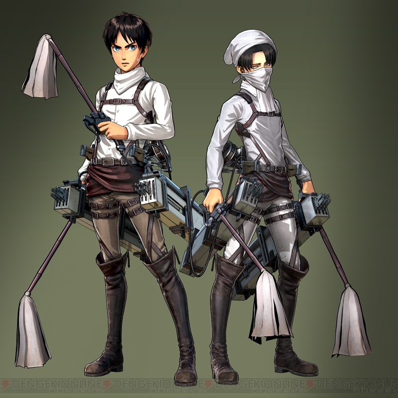 エレン巨人と女型の巨人の迫力がすごい 進撃の巨人 第3章の情報やお掃除コスの画像などが公開 電撃オンライン