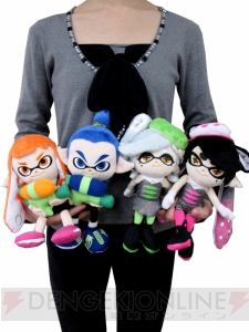 『スプラトゥーン』ジャックくんたちがイカしたぬいぐるみになって登場