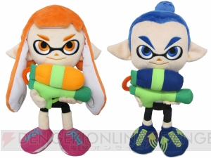 『スプラトゥーン』ジャックくんたちがイカしたぬいぐるみになって登場