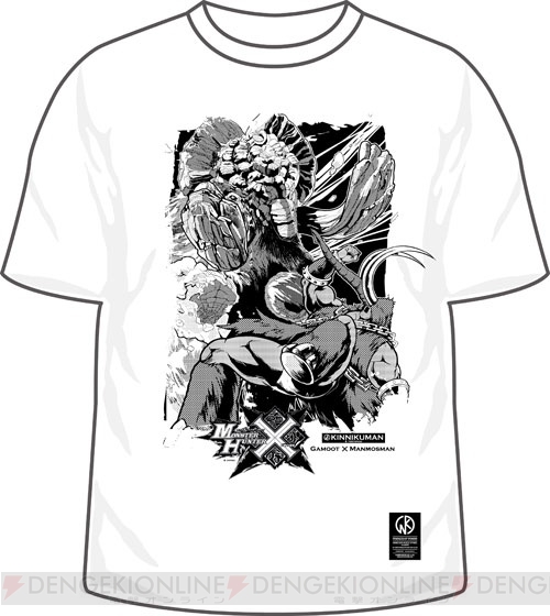 『モンハンクロス』×『キン肉マン』コラボTシャツ登場。ネプチューンマン対ライゼクスなど好カードが続出