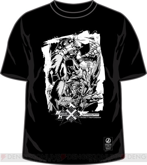 『モンハンクロス』×『キン肉マン』コラボTシャツ登場。ネプチューンマン対ライゼクスなど好カードが続出