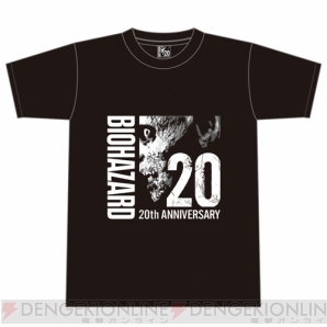 『BIOHAZARD 20th ANNIVERSARY T-Shirt（WHITE/BLACK）』