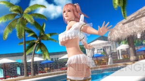 『DOAX3』PS Vita版では謎の風がやわらかな女体を揺らす！ 尻の肉感が素晴らしい動画も公開