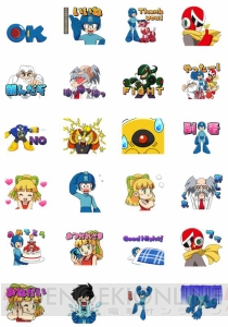 『ロックマン』のんびりした優しい雰囲気の動くLINEスタンプが配信中