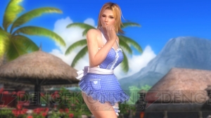 『DOA5 LR』ハート型がかわいい女性用エプロンコスが配信。破壊されるとセクシーなビキニが登場