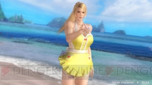 『DOA5 LR』ハート型がかわいい女性用エプロンコスが配信。破壊されるとセクシーなビキニが登場