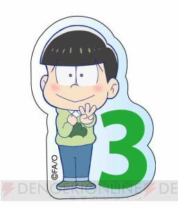 “おそ松さん 渋谷マルイSHOP”で描き下ろし松パーカーイラストのアクリルバッジやデカンバッチが登場