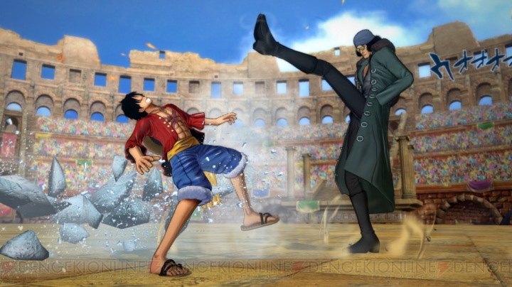 『ONE PIECE BURNING BLOOD』では味方と交代して連撃と防御ができる。新システムを紹介