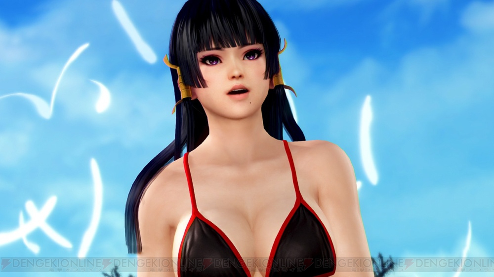 DOAX3』女天狗の紹介動画公開。背中の羽が消えたことに驚くキュートな姿やセクシーな水着姿を堪能できる - 電撃オンライン