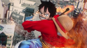 渋谷の街でルフィがエネルたちと激突！ 『ONE PIECE BURNING BLOOD』最新動画は現実とゲームが融合