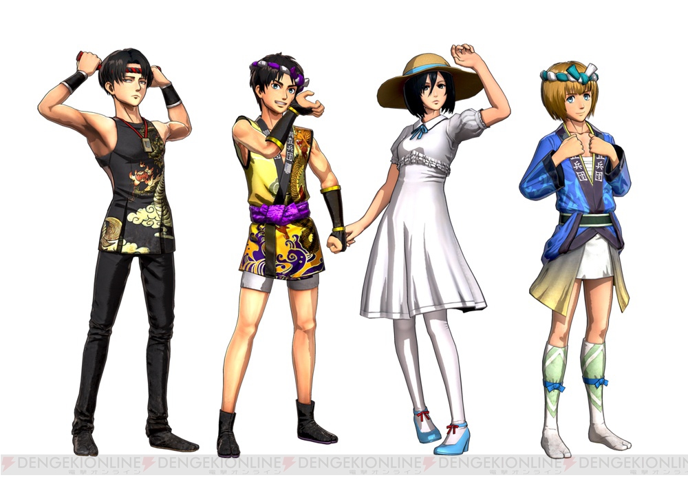 進撃の巨人 キャラクターコスチュームや追加エピソードなどが楽しめるdlcの一括販売が開始 電撃オンライン 進撃の巨人 キャラクターコスチュームや追加エピソードなどが楽しめるdlcの一括販売が開始 電撃オンライン