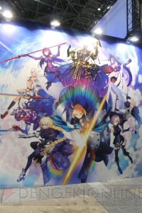 『FGO』ブースでは実物大のマシュの宝具やエクスカリバー、制作原画などを展示【AJ 2016】