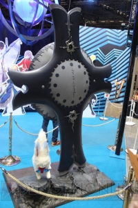 『FGO』ブースでは実物大のマシュの宝具やエクスカリバー、制作原画などを展示【AJ 2016】