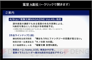 N高等学校入学式で校歌『代数Nの方程式』を披露。作詞を志倉千代丸氏、作曲を田中公平氏が担当