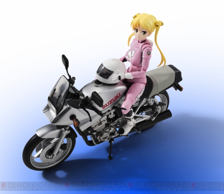 『S.H.Figuarts』に『ばくおん!!』登場。第1弾は鈴乃木凜＆GSX 400S KATANA