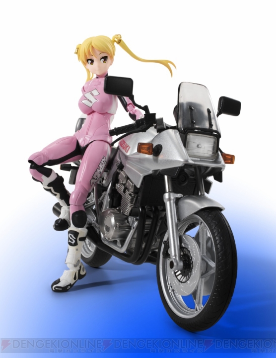 『S.H.Figuarts』に『ばくおん!!』登場。第1弾は鈴乃木凜＆GSX 400S KATANA