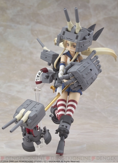 艦これ』島風の合金アクションフィギュアが登場。“おいしい重油”も付属 - 電撃オンライン