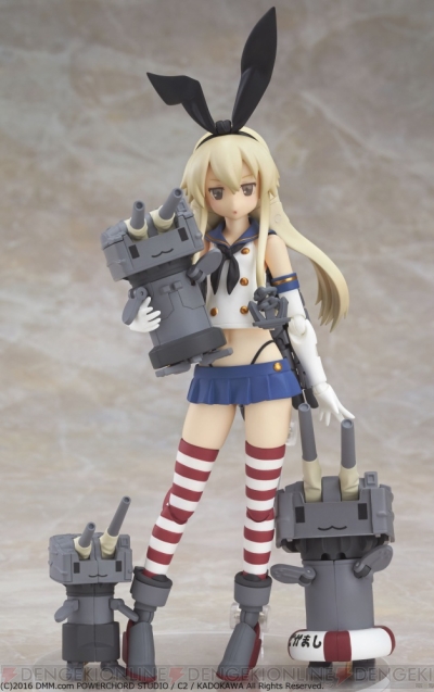 艦これ』島風の合金アクションフィギュアが登場。“おいしい重油”も付属 - 電撃オンライン