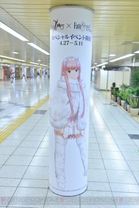 『FGO』東京メトロ新宿西口通路にサーヴァントが現界。30騎ぶんの柱巻き広告を全掲載！