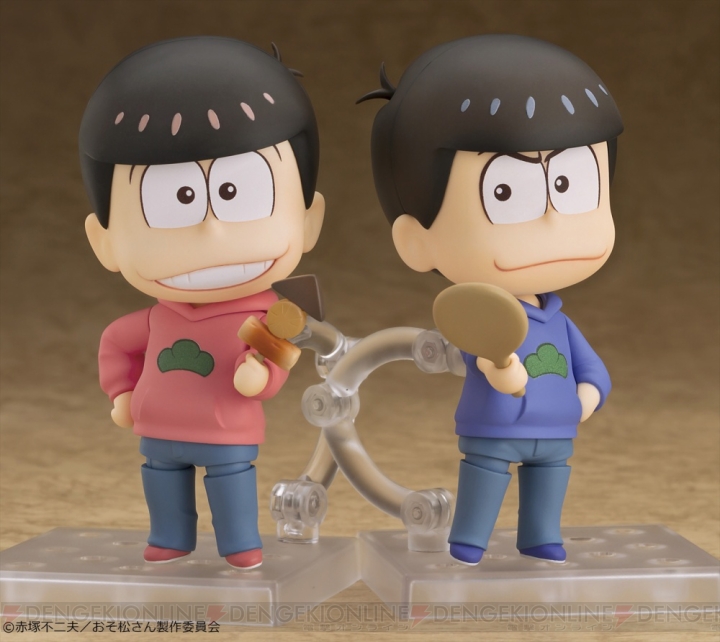 おそ松とカラ松の『ねんどろいど』が予約開始。酔っぱらった状態や“クソ松顔”が再現できる