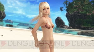 『DOAX3』新作水着“あなご”の芸術性すら感じる縦線と“ピーナッツ”の日焼け肌に映える色使いに注目