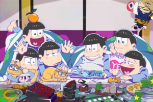 『おそ松さん』の家に泊まれる!? 6つ子の布団や“黒い棒”など小道具が満載のコラボルームが登場