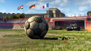 ターボチャージャーで戦車が宙を舞う!? 『WoT』でサッカーイベント“Tank Football2016”開催