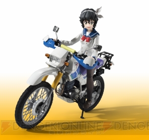 『ばくおん!!』の天野恩紗が愛車“SEROW225W”とセットで立体化！ 精密なバイクと自然な搭乗ポーズを再現