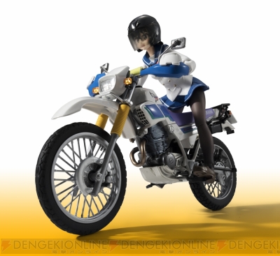 ばくおん!!』の天野恩紗が愛車“SEROW225W”とセットで立体化！ 精密なバイクと自然な搭乗ポーズを再現 - 電撃オンライン