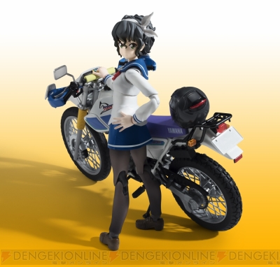 ばくおん!!』の天野恩紗が愛車“SEROW225W”とセットで立体化！ 精密なバイクと自然な搭乗ポーズを再現 - 電撃オンライン