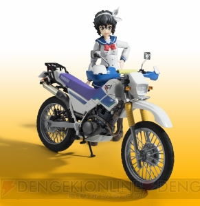 『ばくおん!!』の天野恩紗が愛車“SEROW225W”とセットで立体化！ 精密なバイクと自然な搭乗ポーズを再現