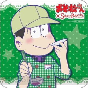 『おそ松さん』×スイーツパラダイスコラボカフェが登場。コラボメニュー注文でオリジナルコースターがもらえる