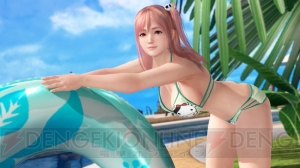 『DOAX3』のりまき水着は作中屈指の露出度。フリルがかわいらしいポップコーンなどの新作水着4種が登場