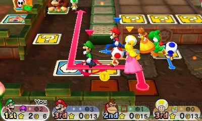 3DS『マリオパーティ スターラッシュ』は“待ち時間なし”！ 4人同時にサイコロを振りボスを目指す