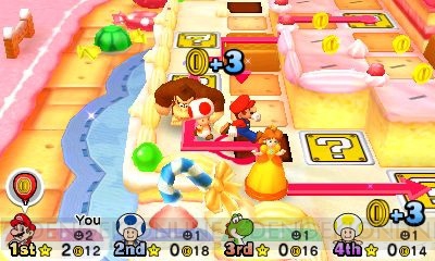 3DS『マリオパーティ スターラッシュ』は“待ち時間なし”！ 4人同時にサイコロを振りボスを目指す