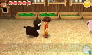 『牧場物語 3つの里の大切な友だち』動物のお世話ではミルクや卵などの副産物を手に入る