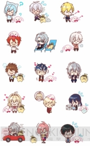 『アイナナ』ミニサイズのメンバーや王様プリンがかわいいLINEスタンプ配信中