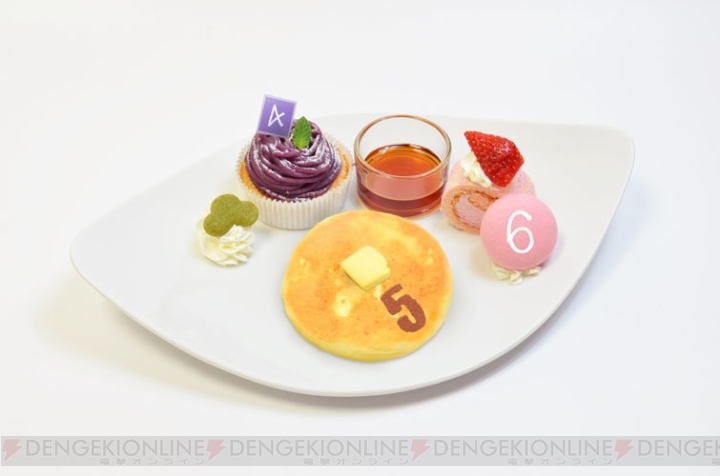 『おそ松さん』×アニメイトカフェコラボが7月20日開始。デザートを楽しむかわいい6つ子のイラストが登場