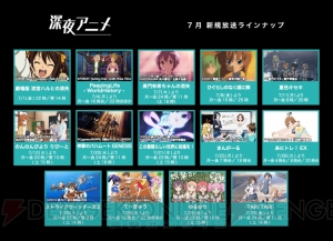 『アクセル・ワールド』『SAO』『うたプリ メンバー回特集』などがAbemaTVで7月に一挙放送