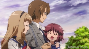 『タイムトラベル少女』第1話でとある本を開いた真理はゆらぎに包まれ和花の眼前から消えてしまう