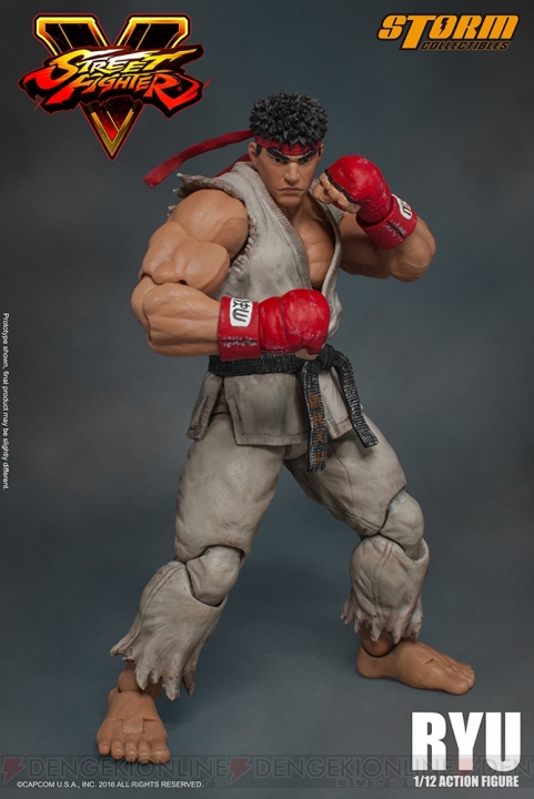 『ストリートファイターV』リュウの“波動拳”や“昇龍拳”が再現できるフィギュアが10月発売