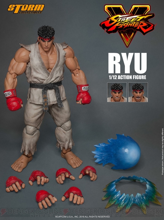 ストリートファイターv リュウの 波動拳 や 昇龍拳 が再現できるフィギュアが10月発売 電撃オンライン