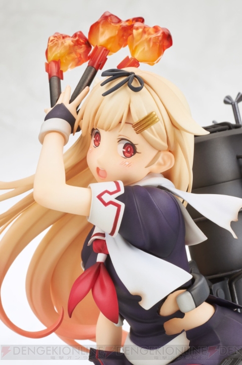 『艦隊これ』躍動感あふれる夕立改二フィギュア2017年2月発売。驚き顔フェイスパーツが付属