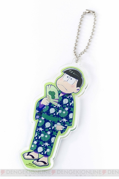 『おそ松さん』の6つ子をイメージした浴衣が発売。特典は浴衣姿の6つ子の描き下ろしアクリルキーホルダー