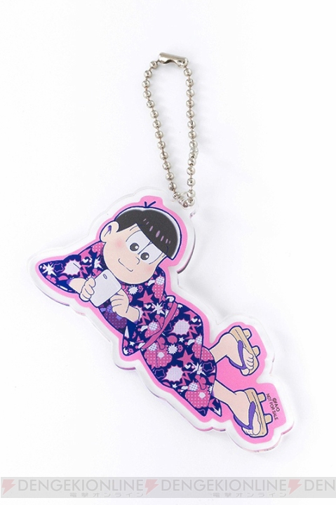 『おそ松さん』の6つ子をイメージした浴衣が発売。特典は浴衣姿の6つ子の描き下ろしアクリルキーホルダー